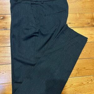 H&M - size 4- Dark Charcoal Herringbone Dress Pants